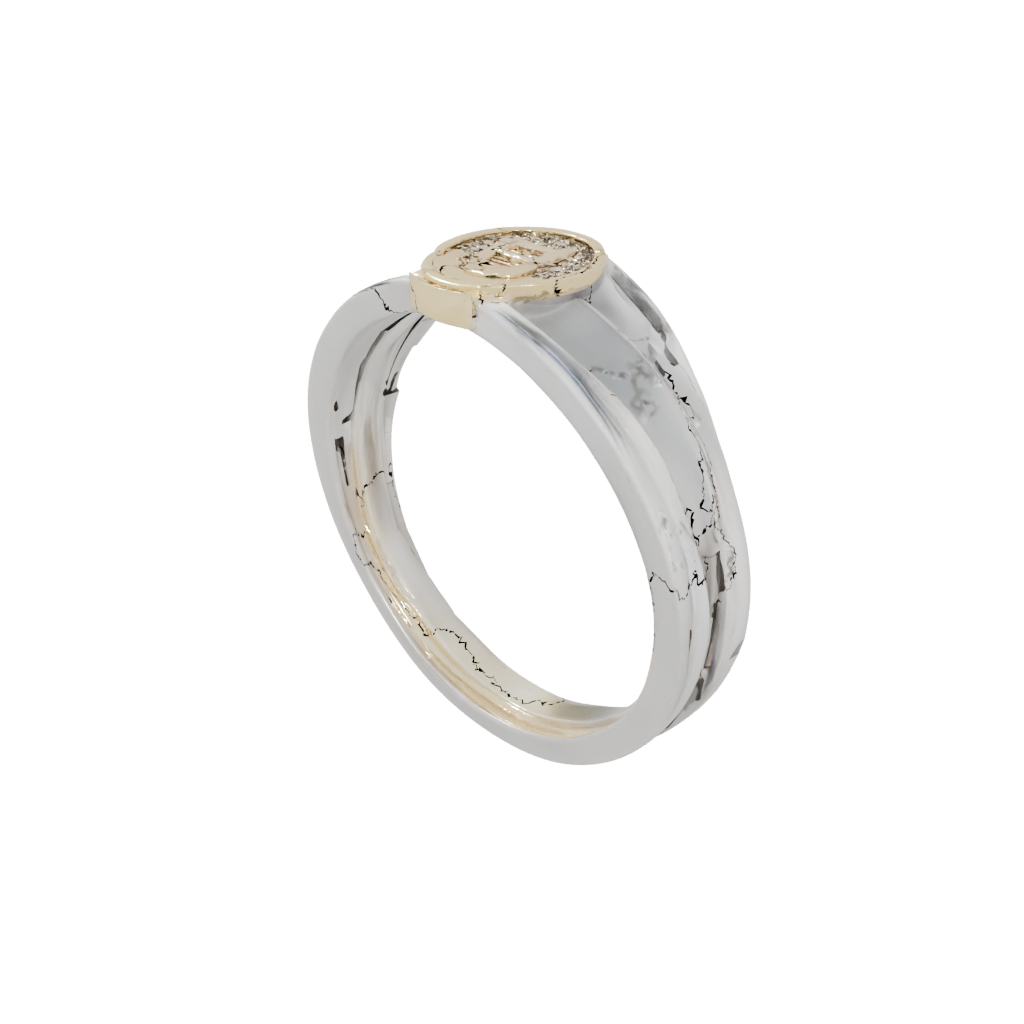 Gold Soft Spinning Coin Ring