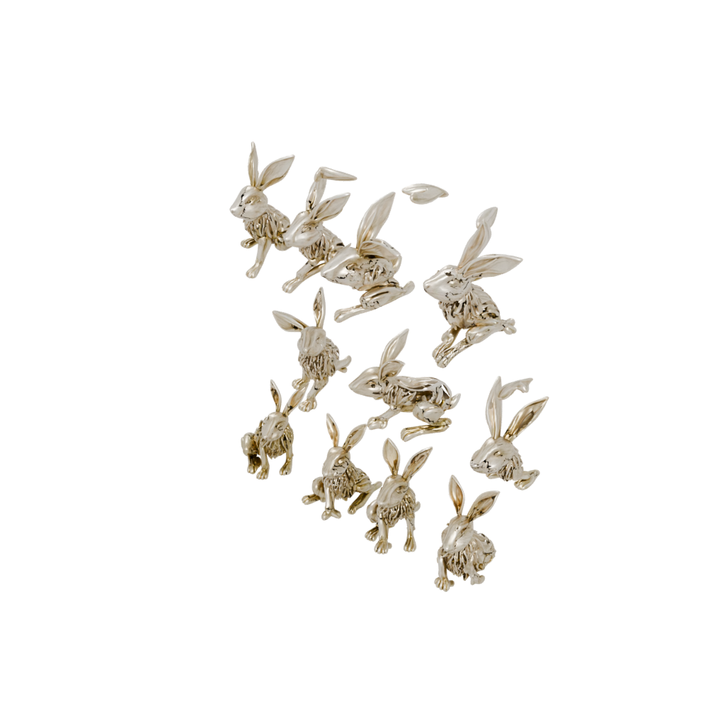 Gold Articulated Bunny