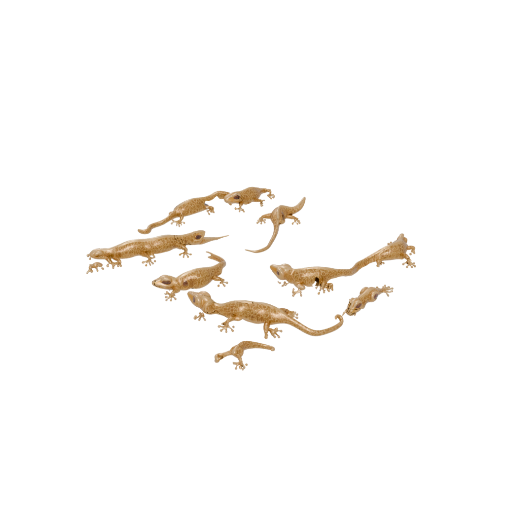 Gold Articulated Gecko