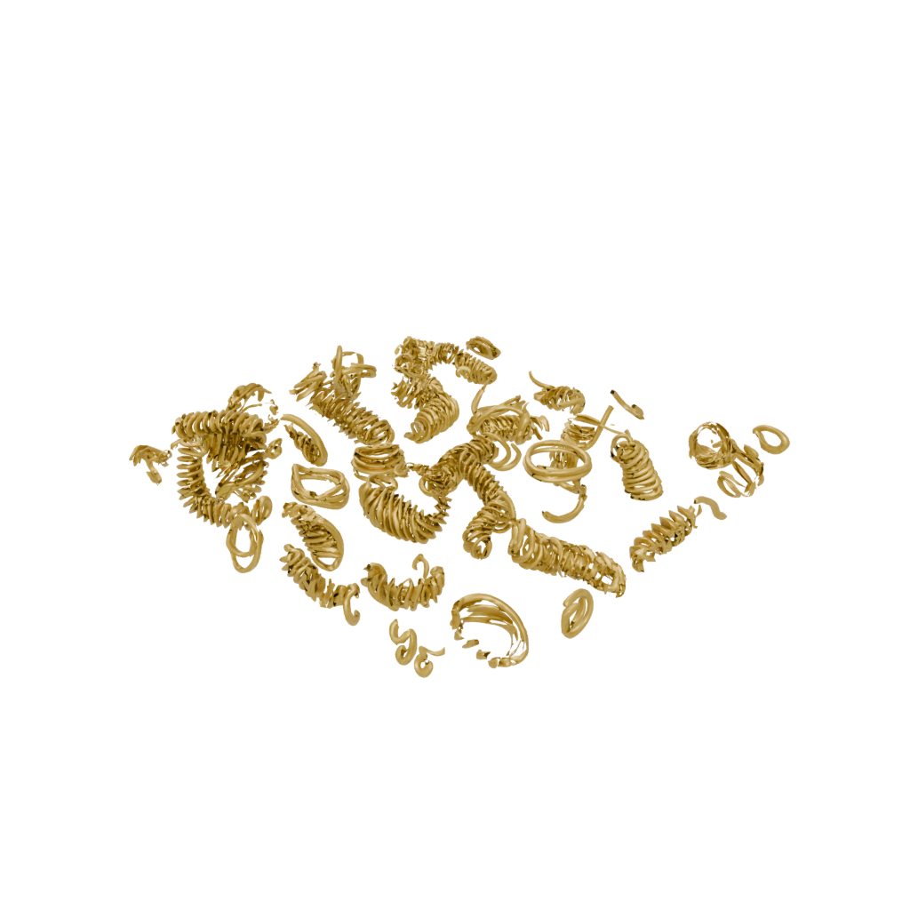 Gold Compression Spring Toy
