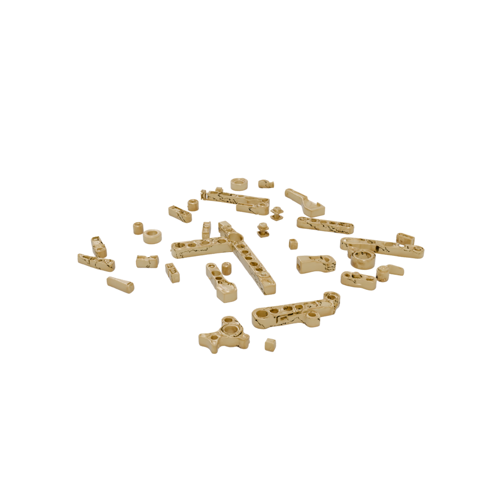Gold Fidget Slider Bar