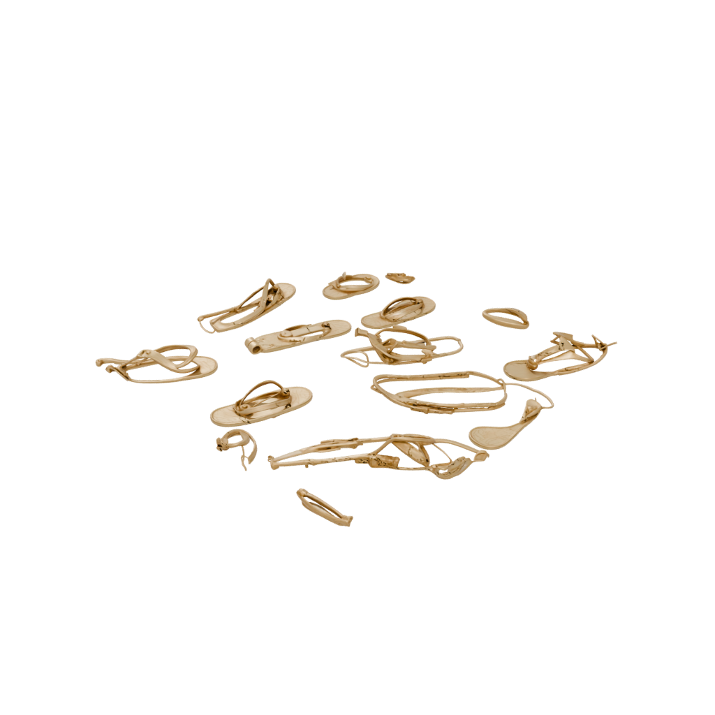 Gold Flip-Flop Hinge Strip