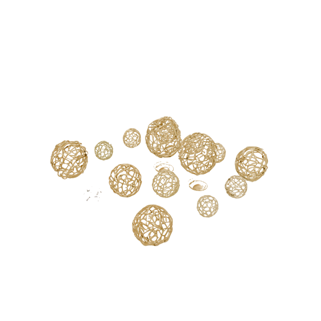 Gold Kinetic Flow Ball