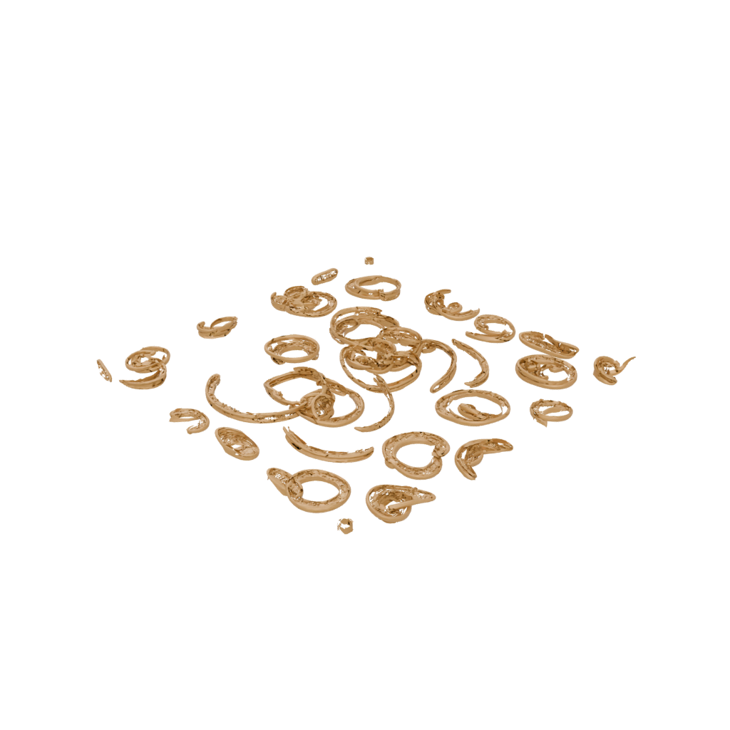 Gold Rolling Ball Track Coin