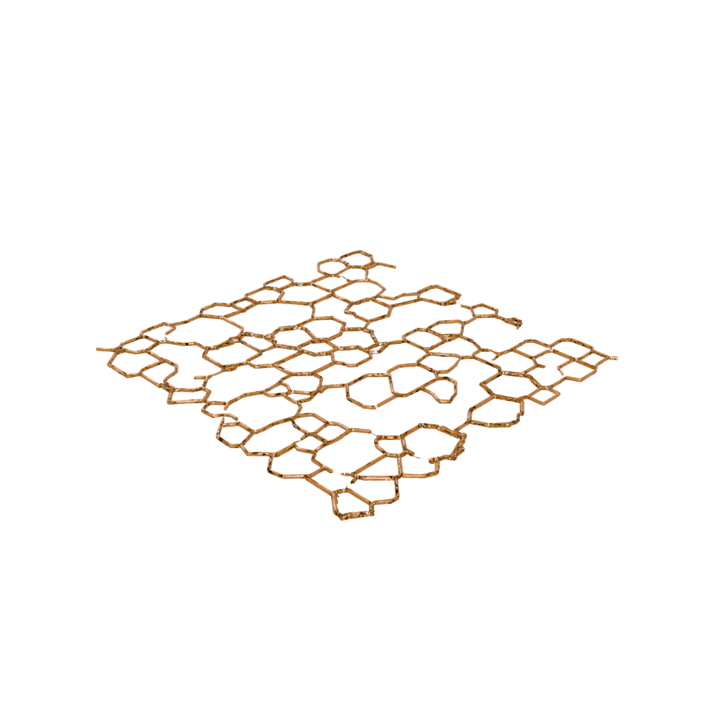 Gold Snap-Pop Hexagon