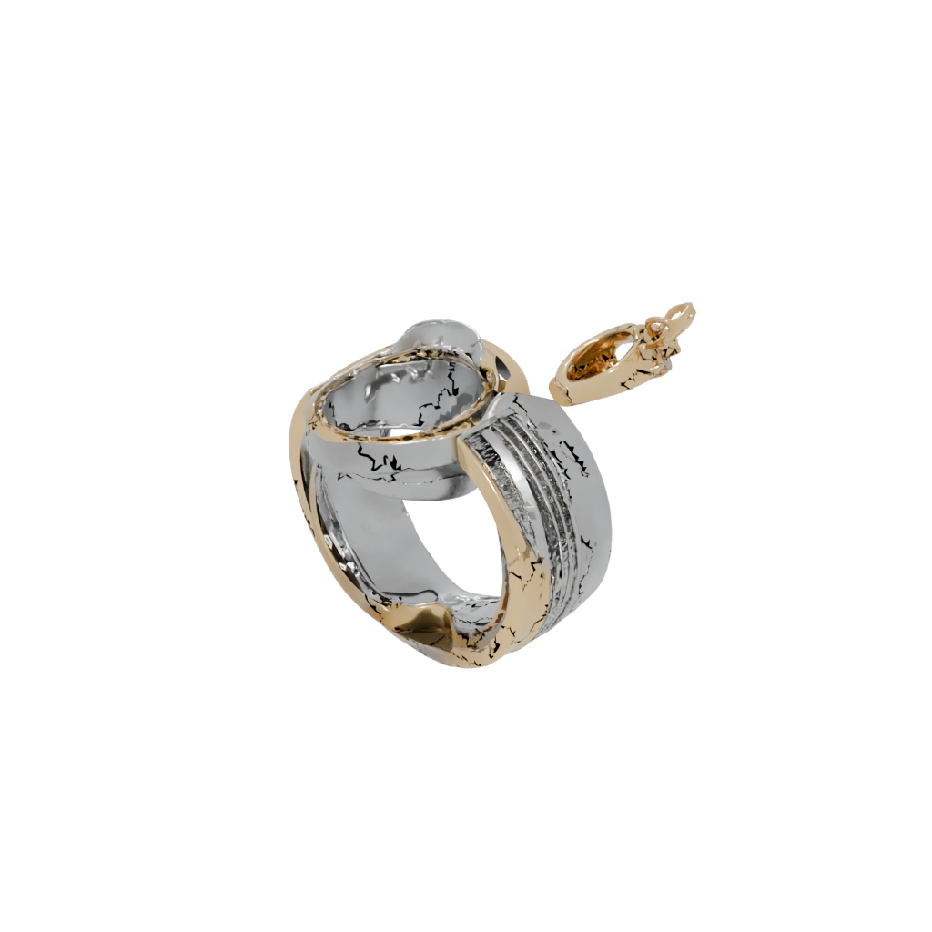 Gold Spinning Coin Ring