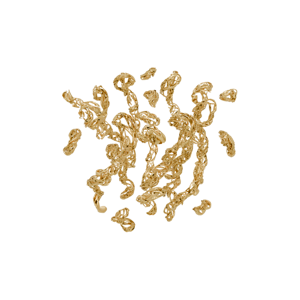 Gold Twisty Helix Toy