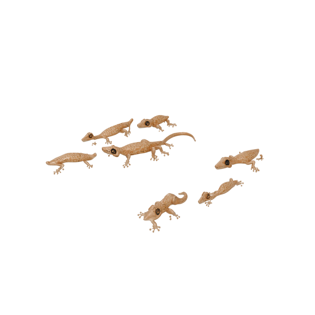 Gold Textured Articulated Gecko