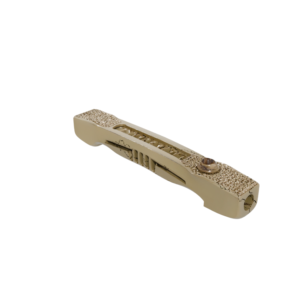 Gold Textured Fidget Slider Bar