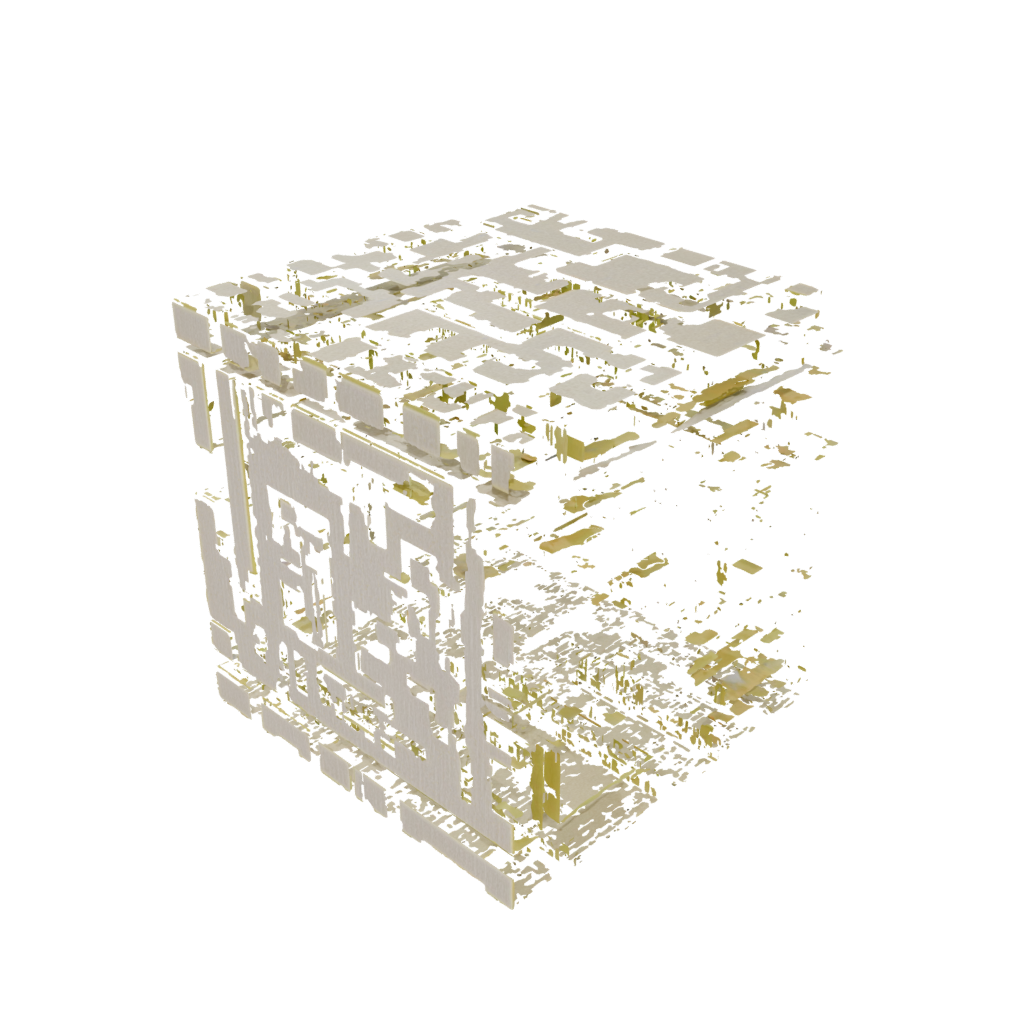 Gold Textured Marble Maze Pocket Puzzle