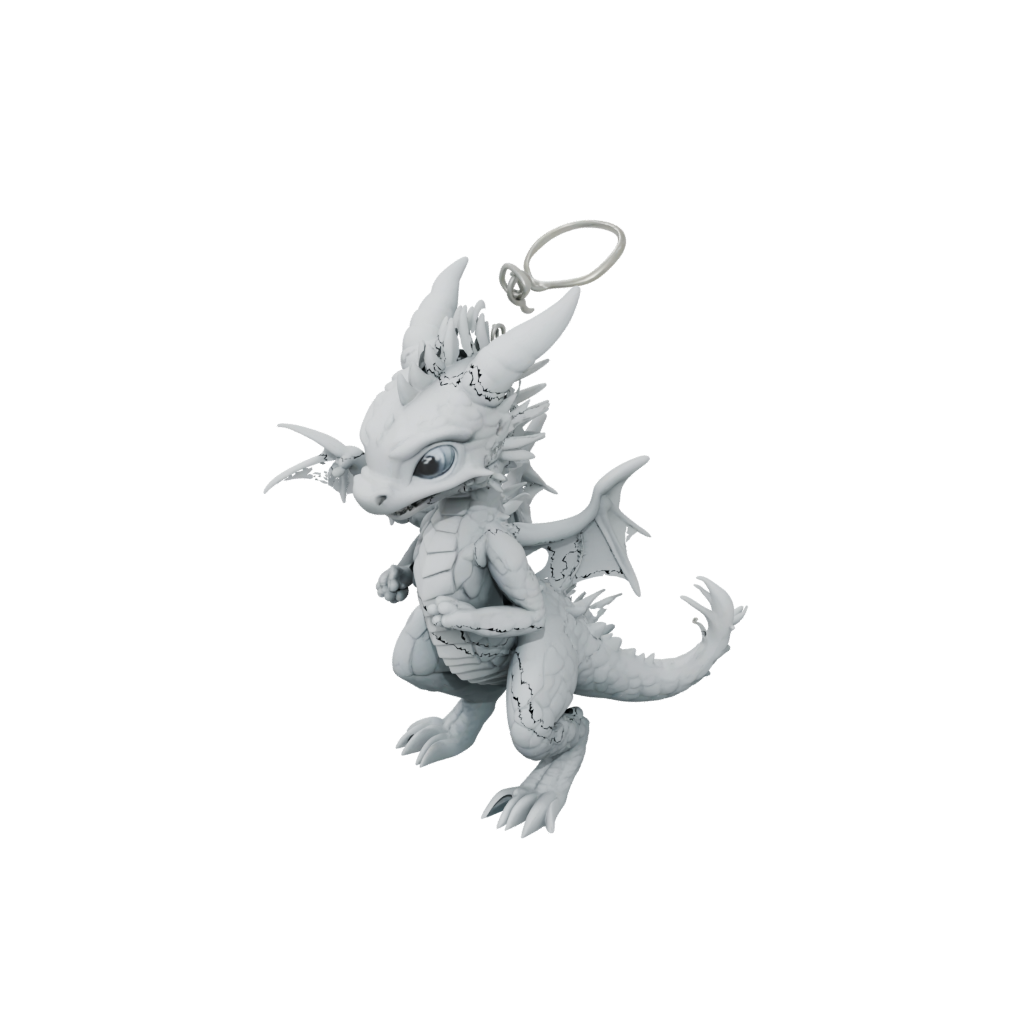 Holiday Pocket Articulated Keychain Dragonling