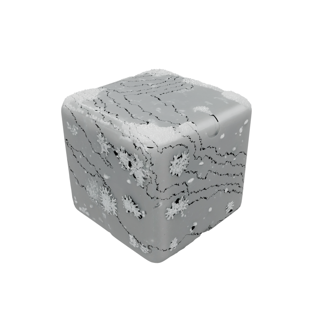 Holiday Pocket Squeeze Stress Cube