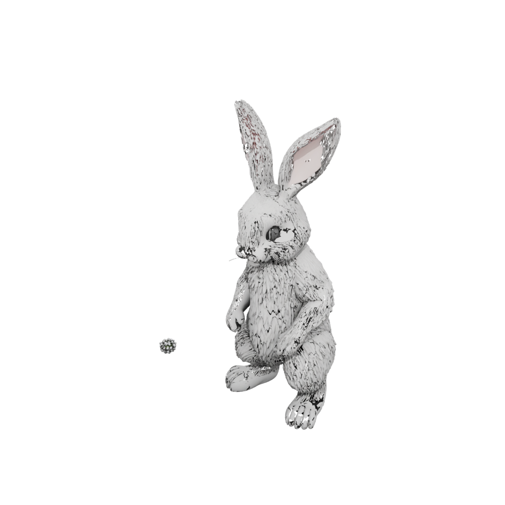 Holiday Big Articulated Bunny