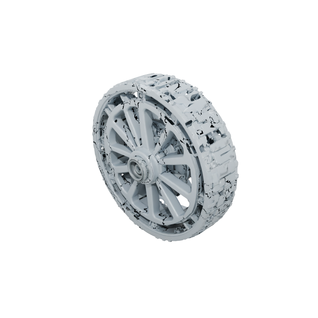 Holiday Big Ratchet Click Wheel — fidgets 3D print model, STL