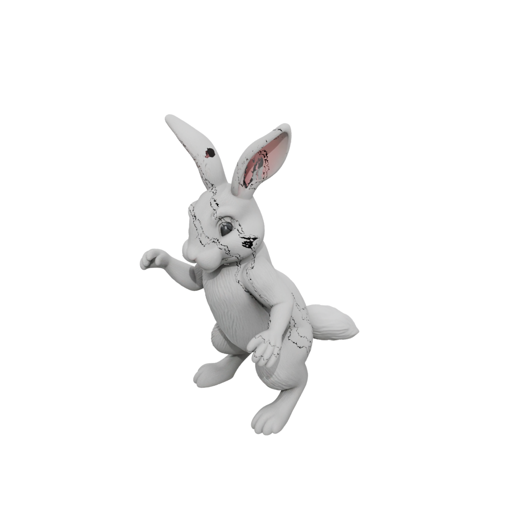 Holiday Soft Articulated Bunny