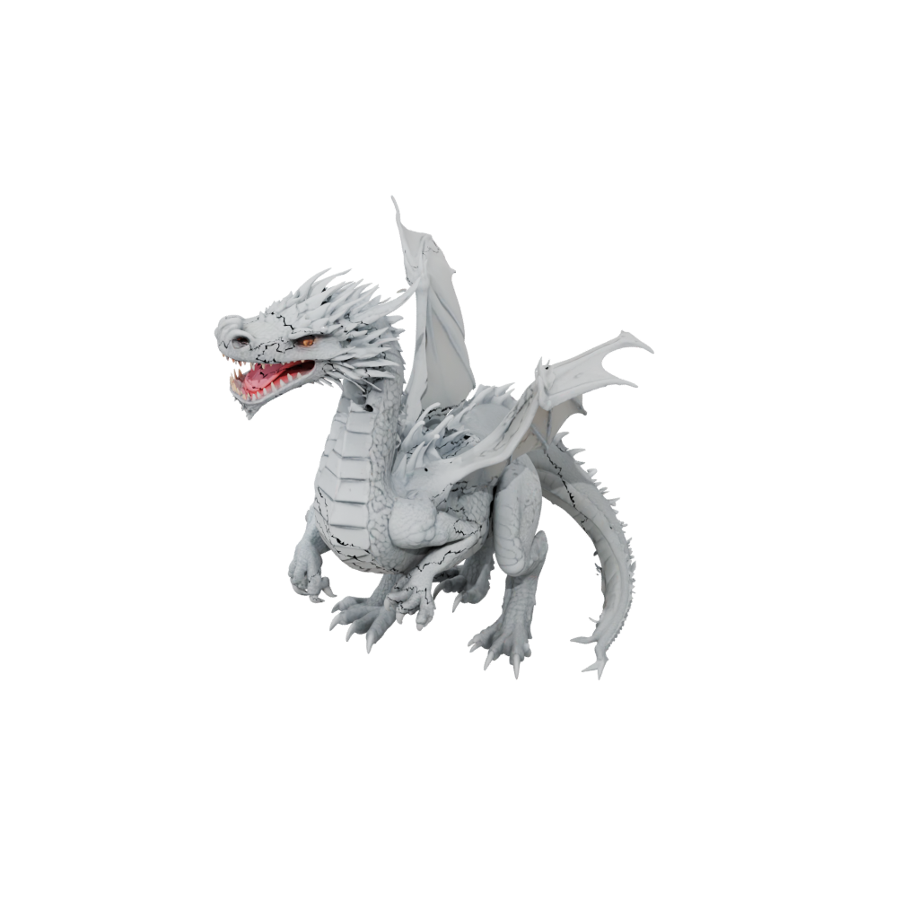 Holiday Soft Articulated Dragon Long