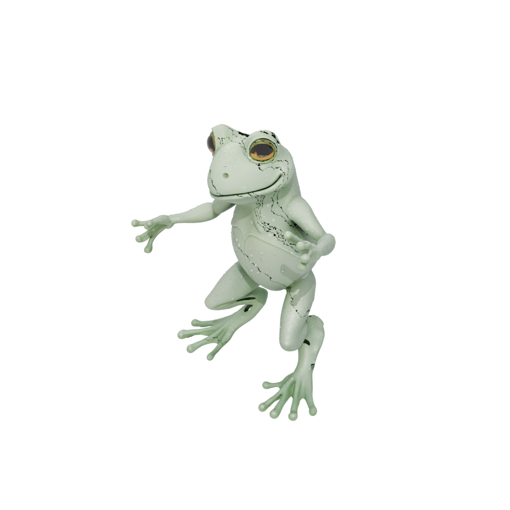 Holiday Soft Articulated Frog