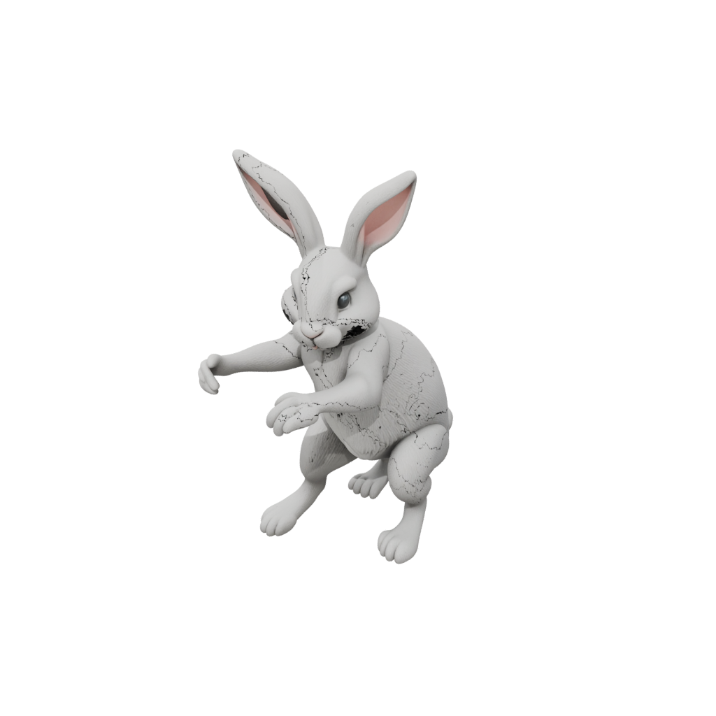 Holiday Articulated Bunny