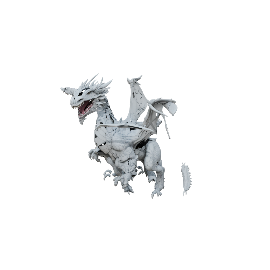 Holiday Articulated Dragon Long