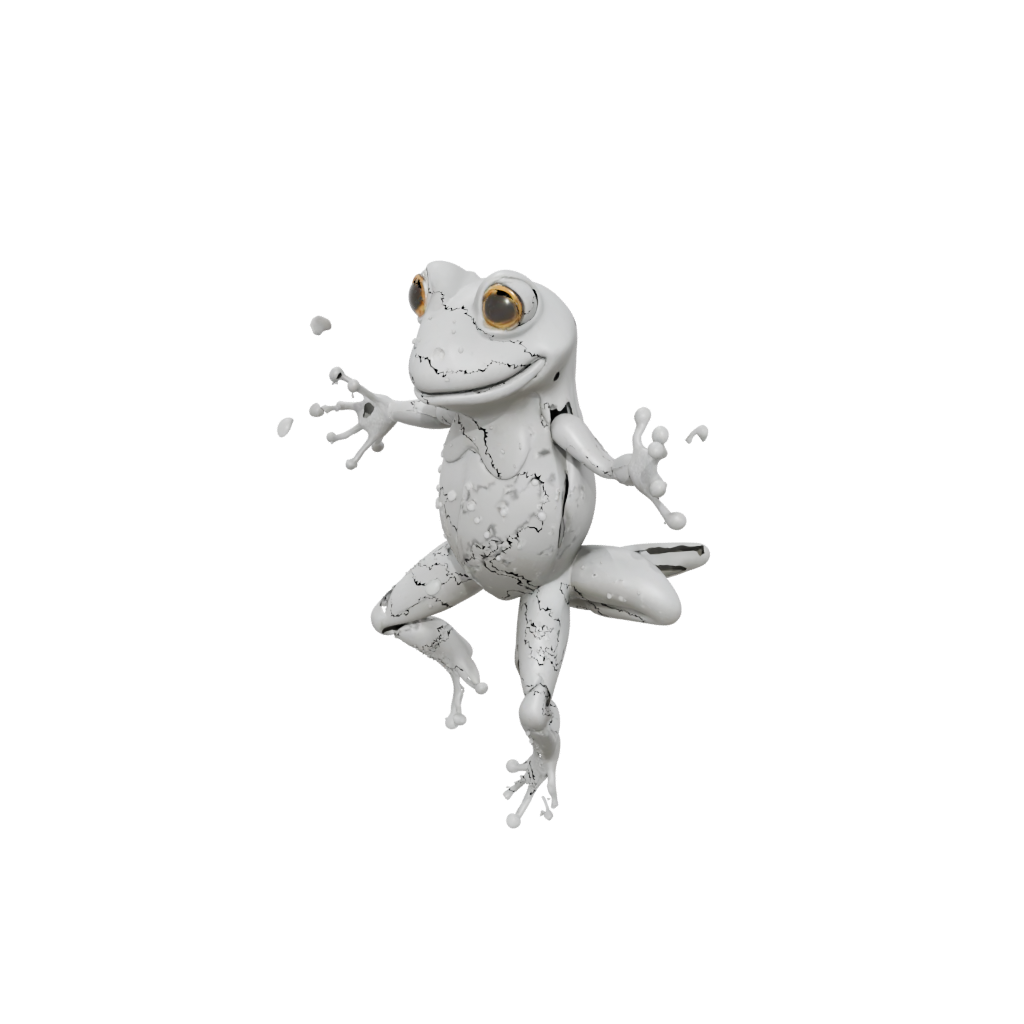 Holiday Articulated Frog