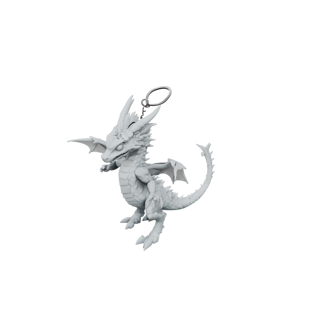 Holiday Articulated Keychain Dragonling