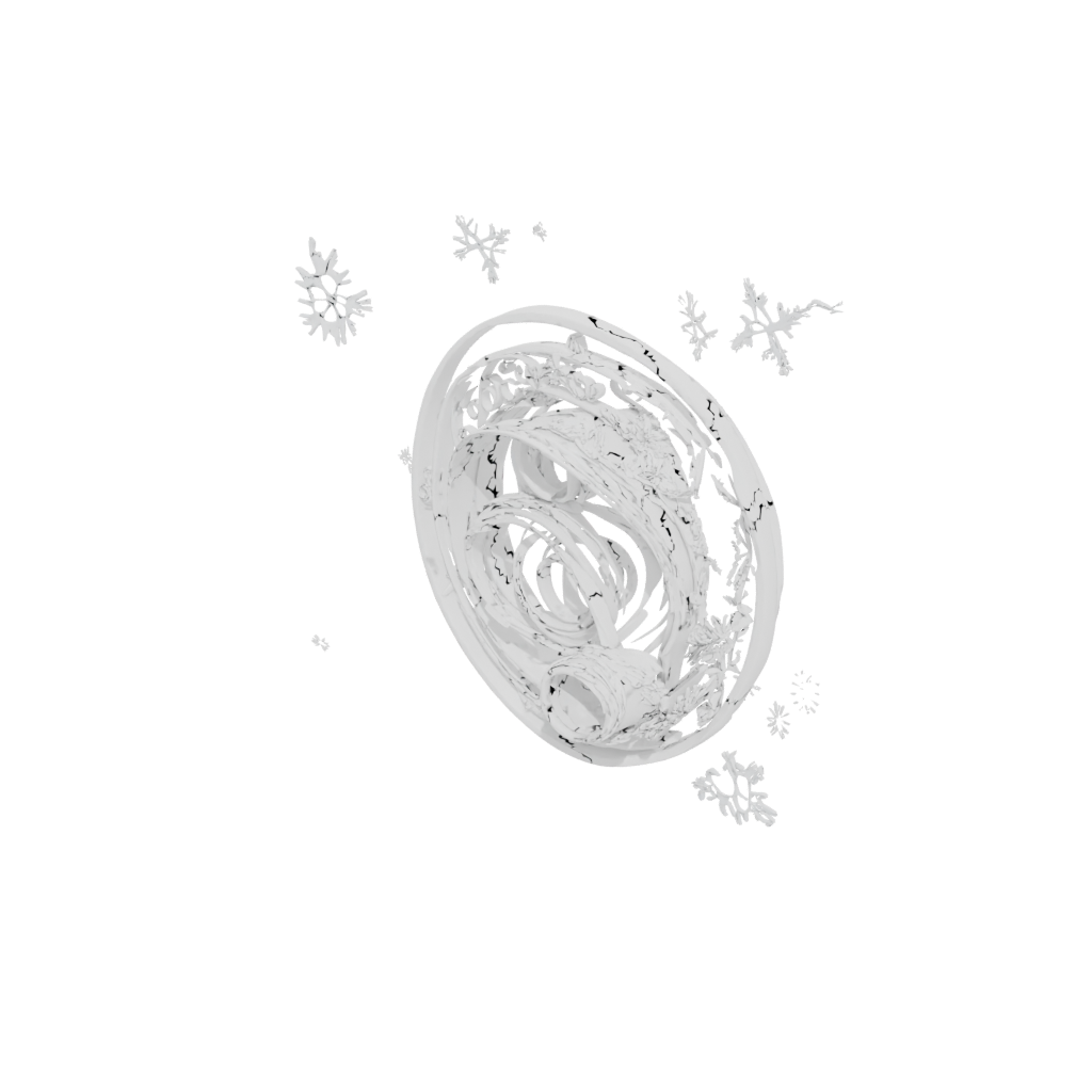 Holiday Nested Rotating Rings