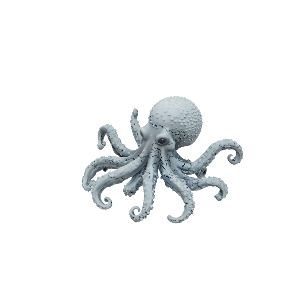 Holiday Textured Articulated Octopus Mini