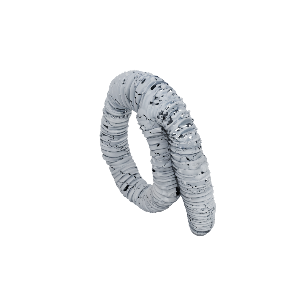 Holiday Textured Articulated Worm
