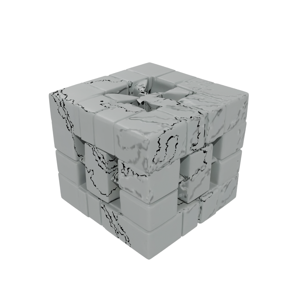 Holiday Textured Infinity Flip Cube
