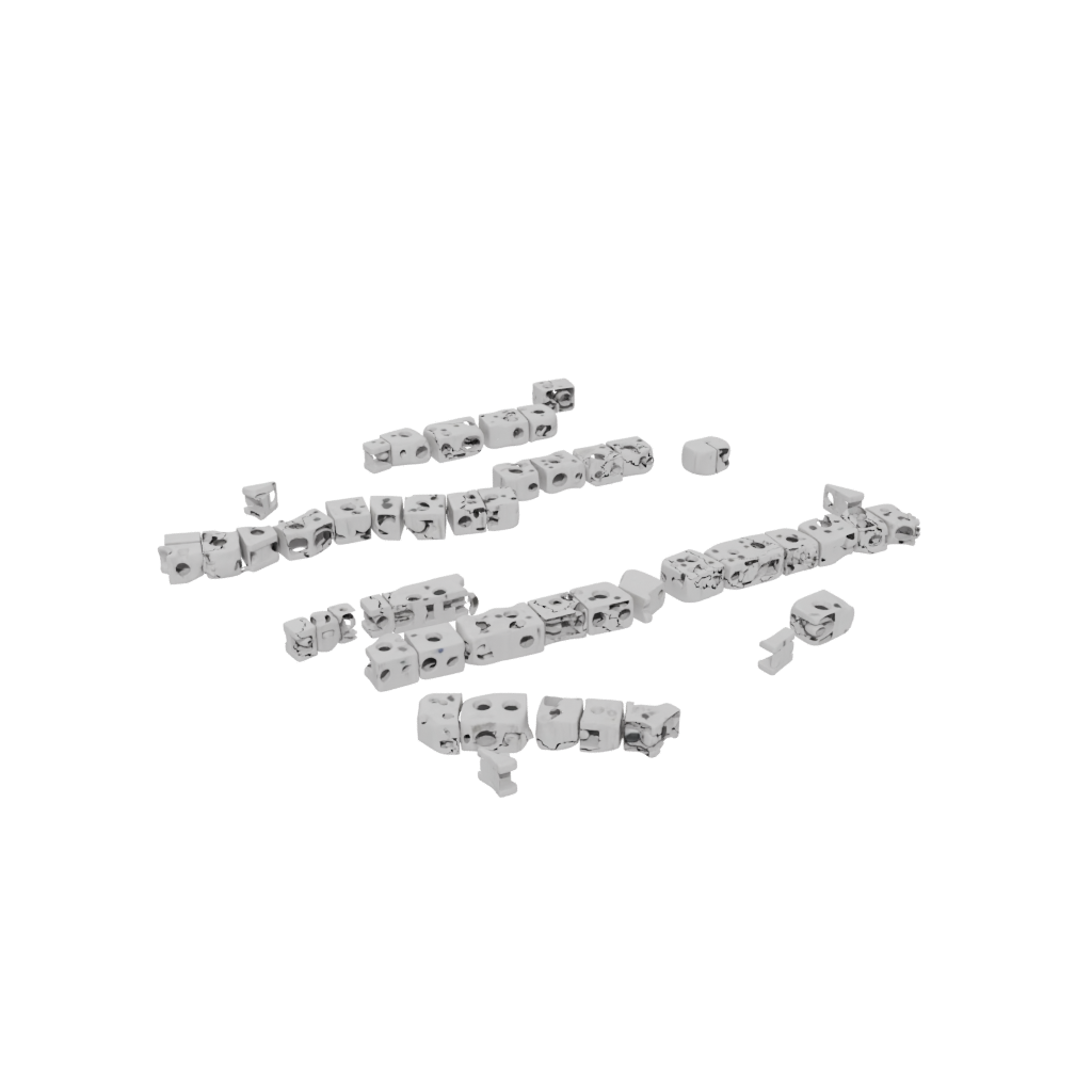 Holiday Textured Pivot Domino Chain