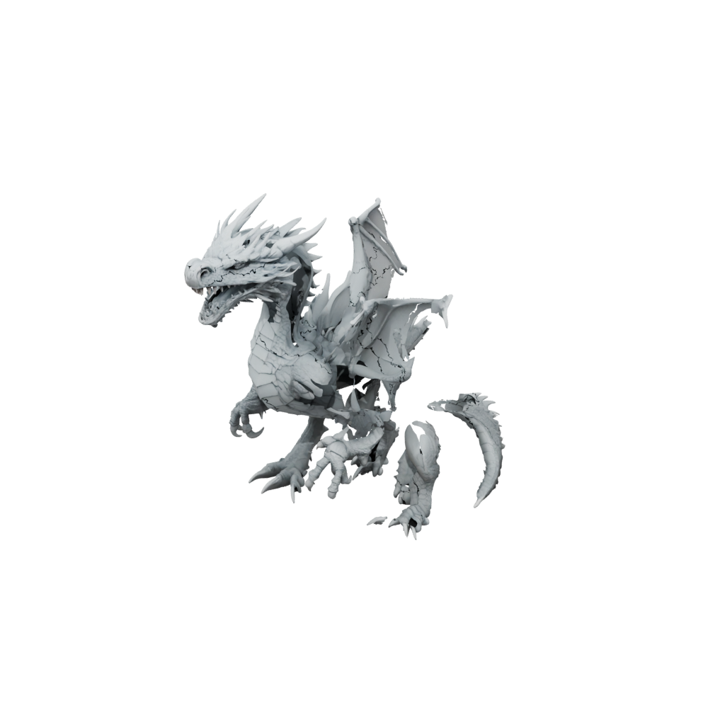 Jumbo Pocket Articulated Dragon Long