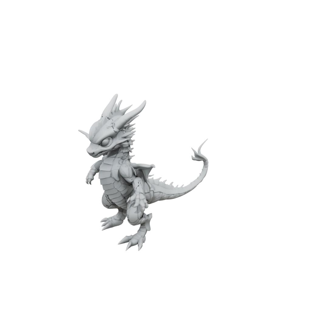 Jumbo Pocket Articulated Keychain Dragonling