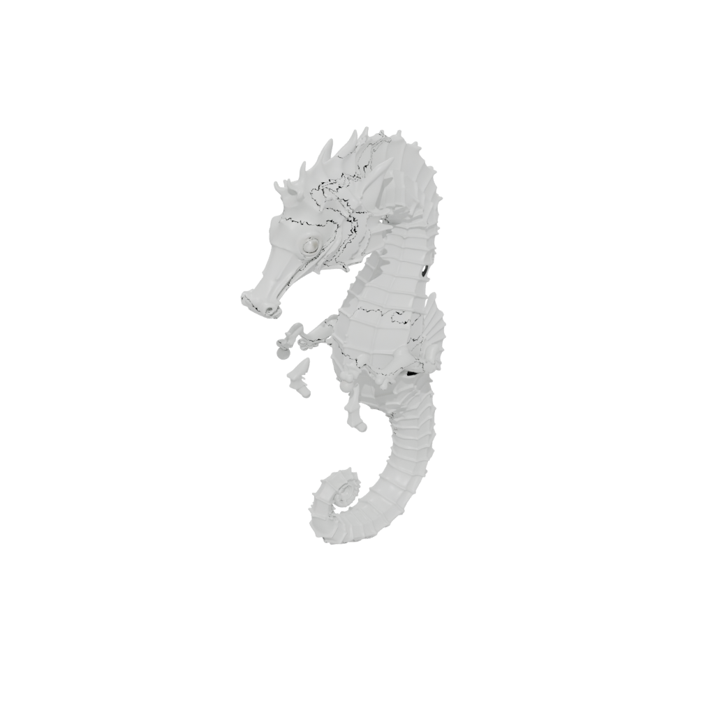 Jumbo Pocket Articulated Seahorse