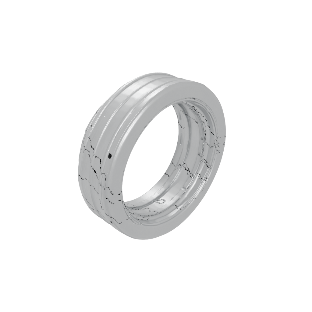 Jumbo Pocket Spinning Coin Ring