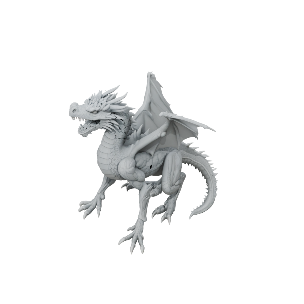 Jumbo Big Articulated Dragon Long