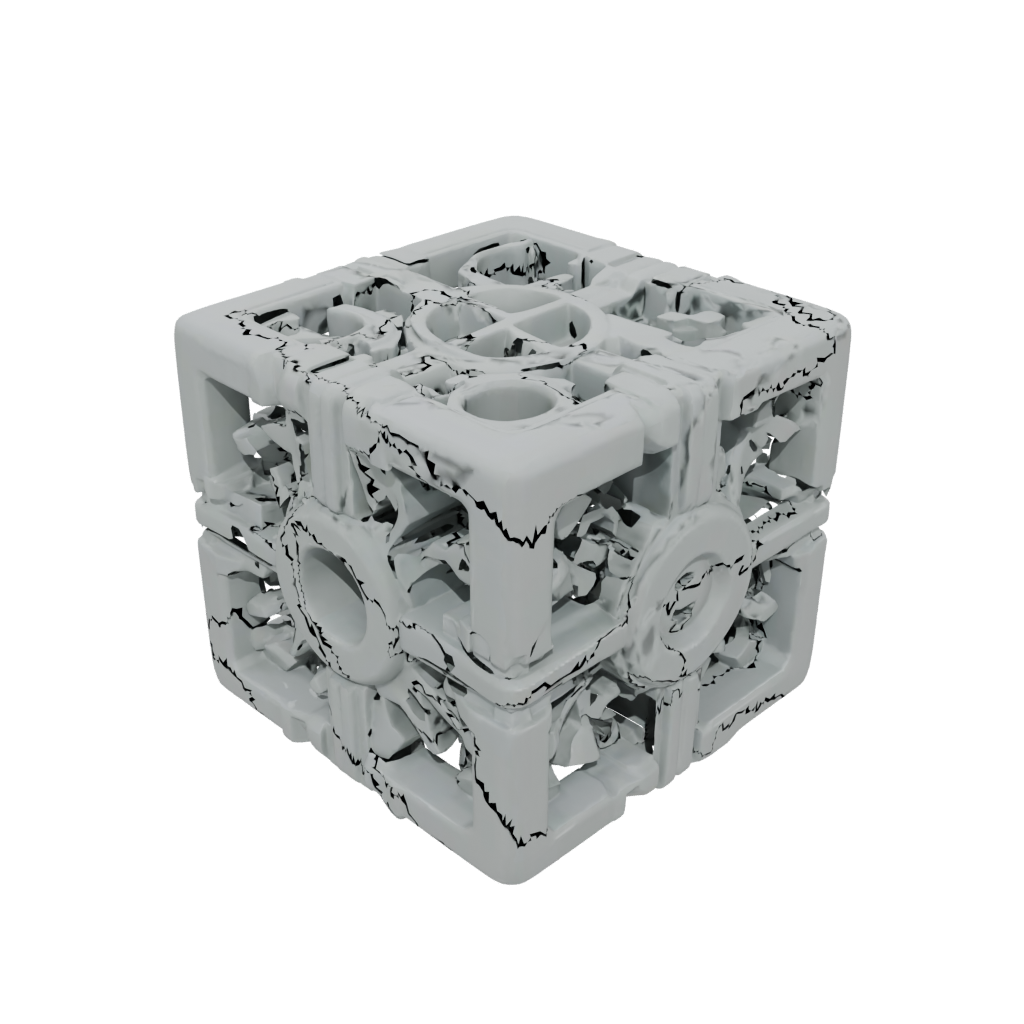 Jumbo Big Pocket Gear Cube