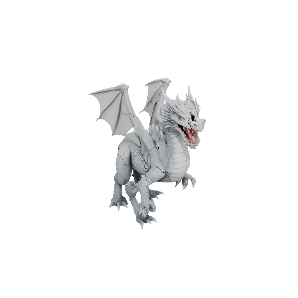 Jumbo Soft Articulated Dragon Long