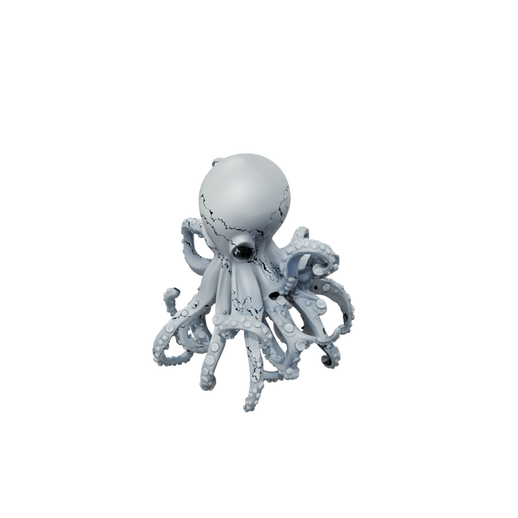 Jumbo Soft Articulated Octopus Mini