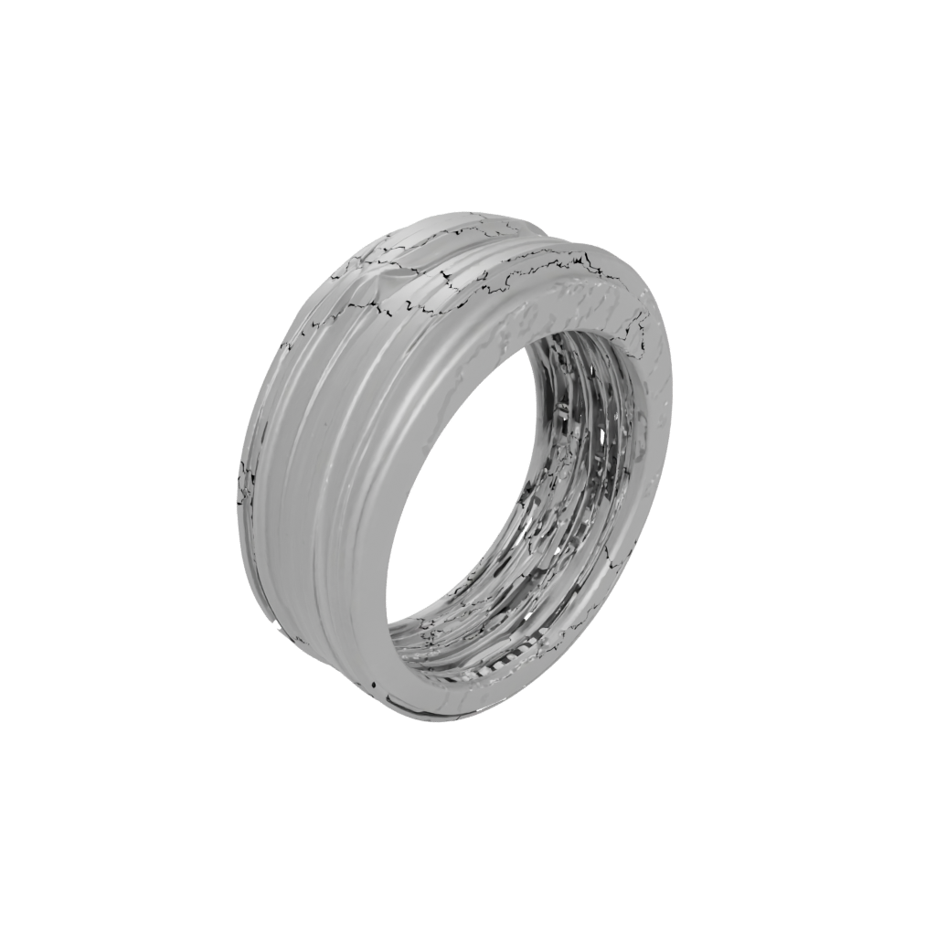 Jumbo Soft Spinning Coin Ring