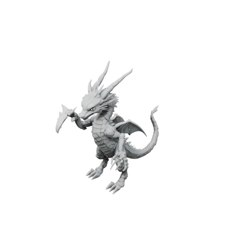 Jumbo Articulated Keychain Dragonling
