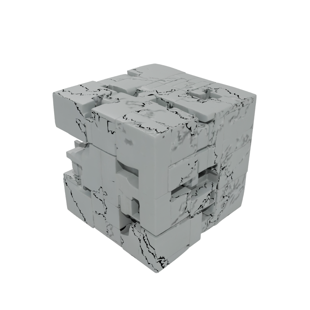 Jumbo Slide-Puzzle Cube