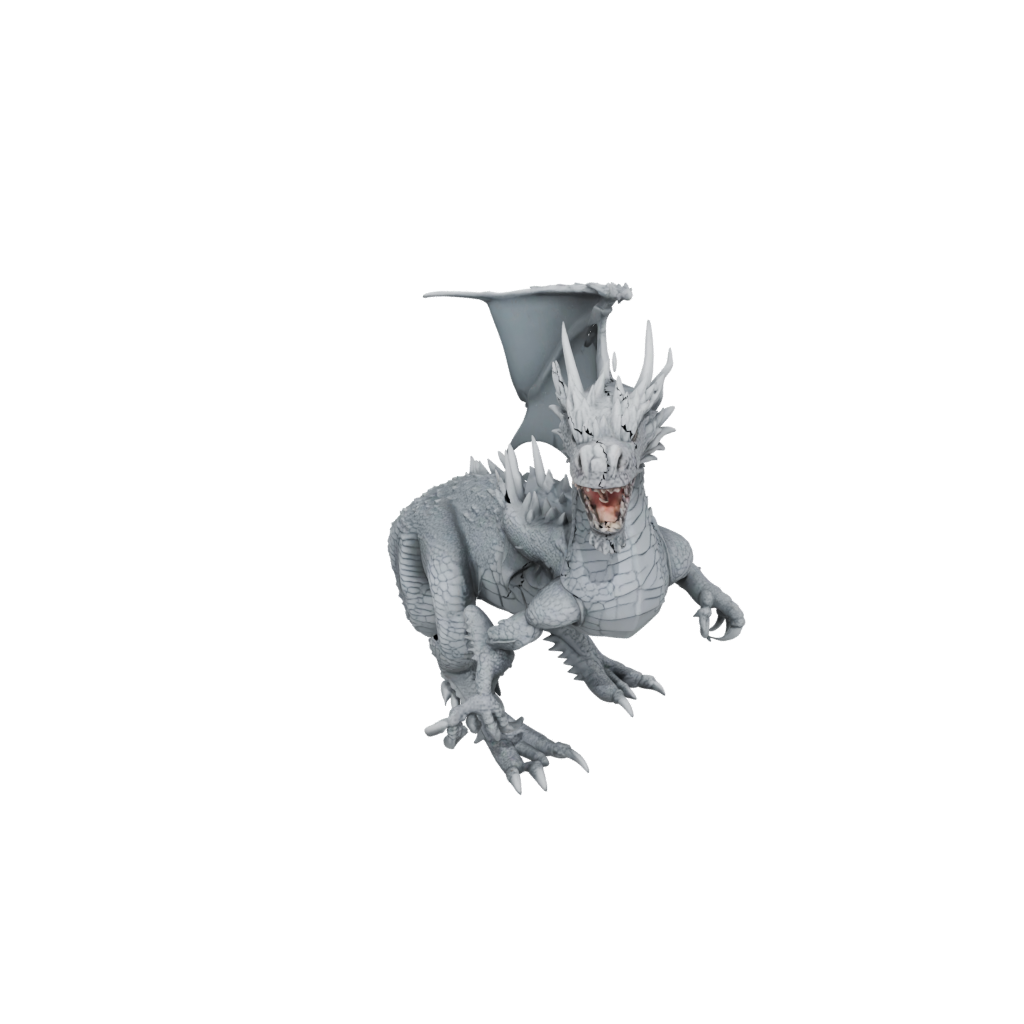 Jumbo Textured Articulated Dragon Long