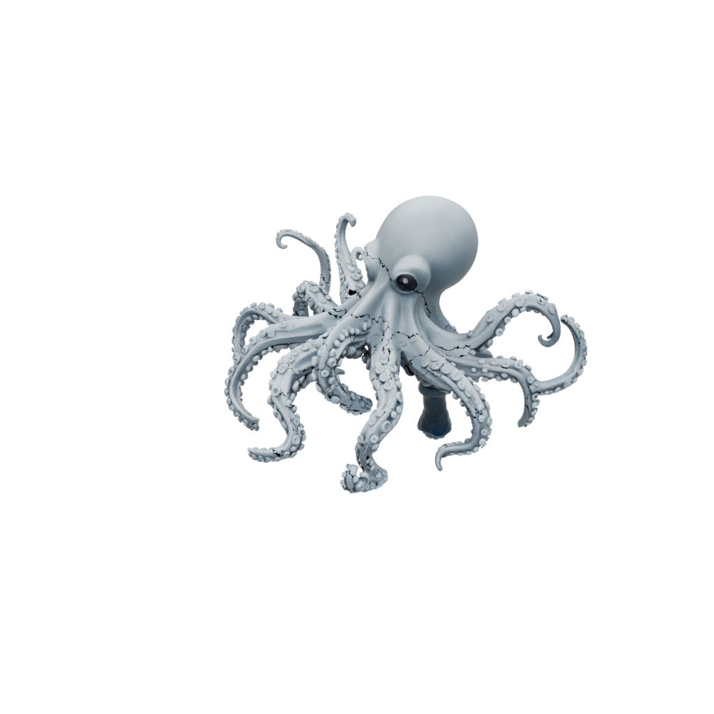 Jumbo Textured Articulated Octopus Mini