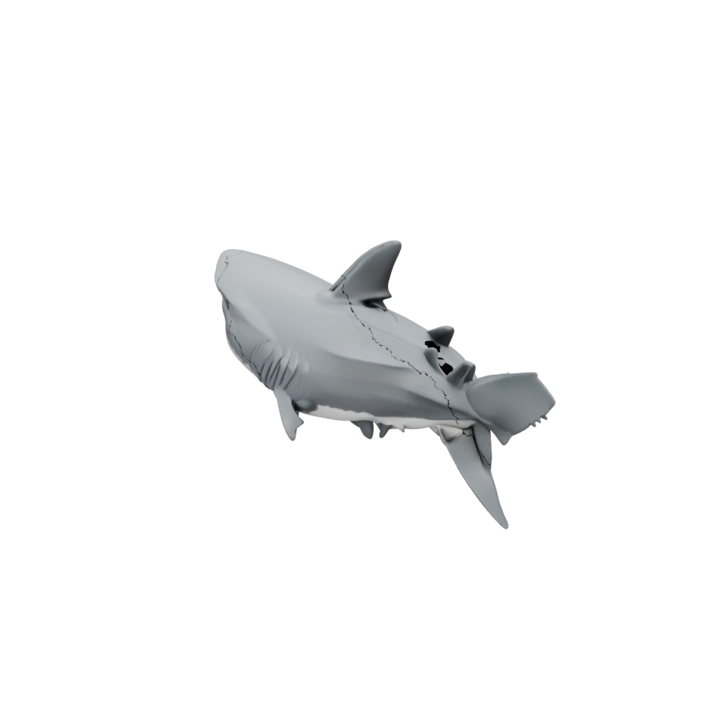 Jumbo Textured Articulated Shark
