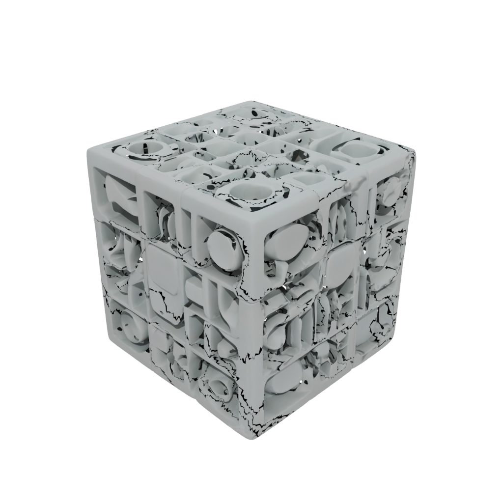 Jumbo Textured Magnet-Free Click Cube