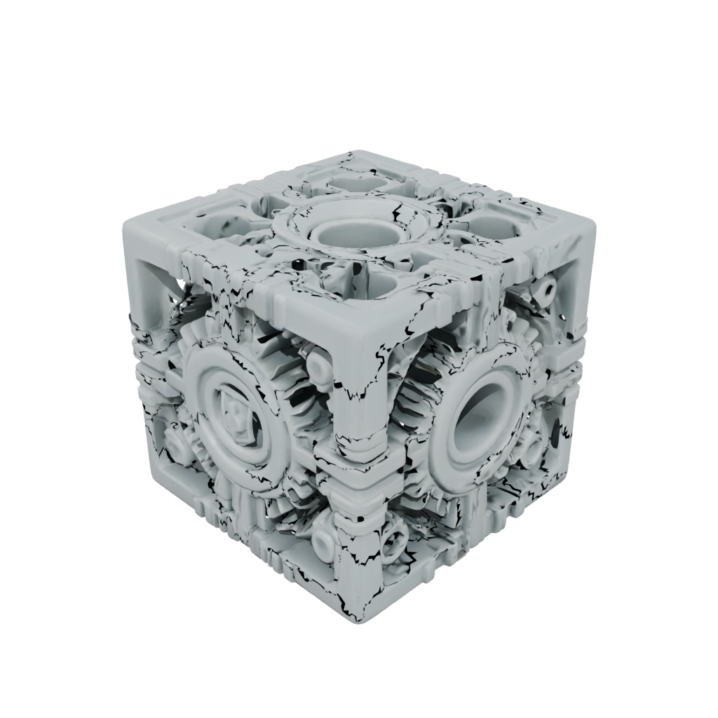 Jumbo Textured Pocket Gear Cube