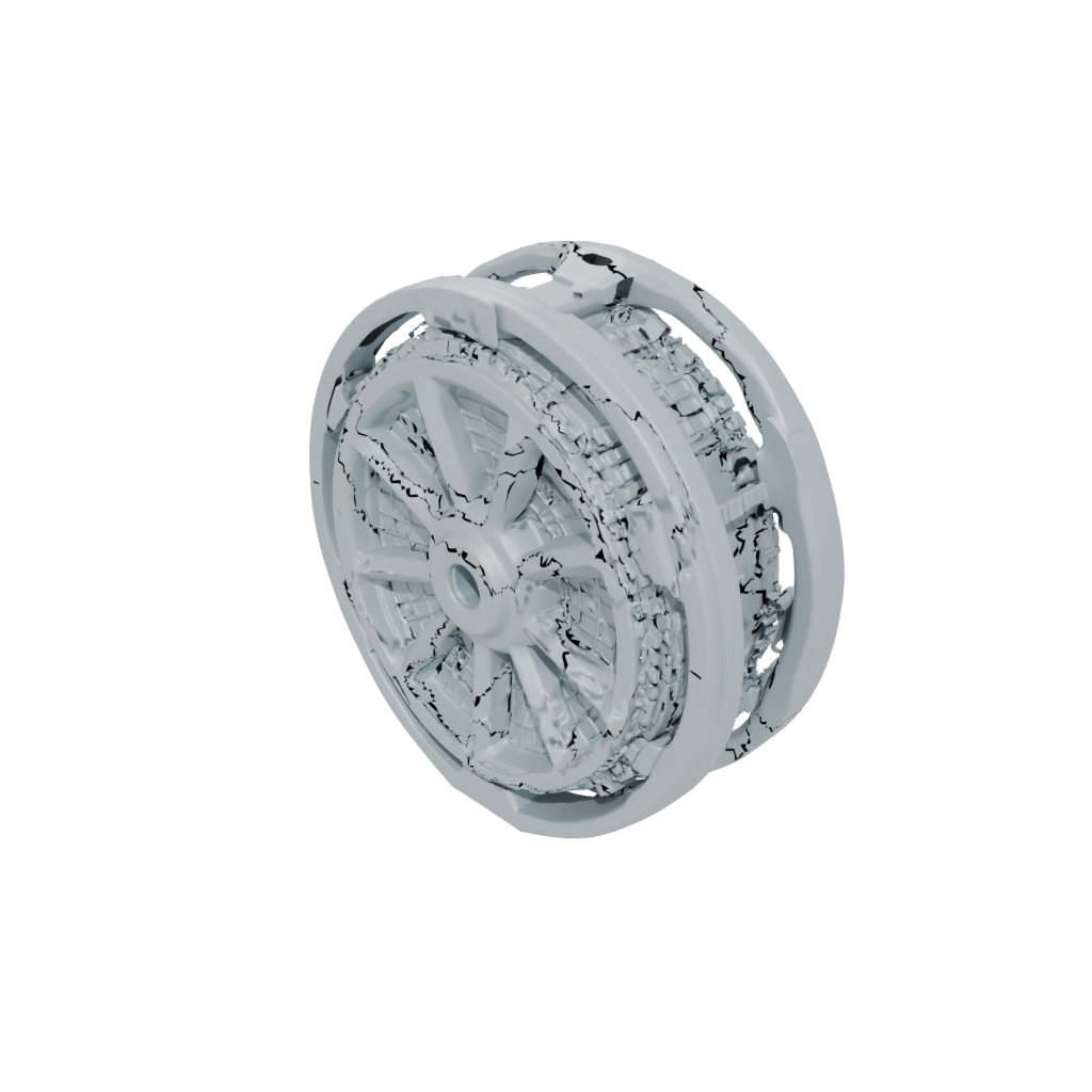 Jumbo Textured Rolling Hex Spinner