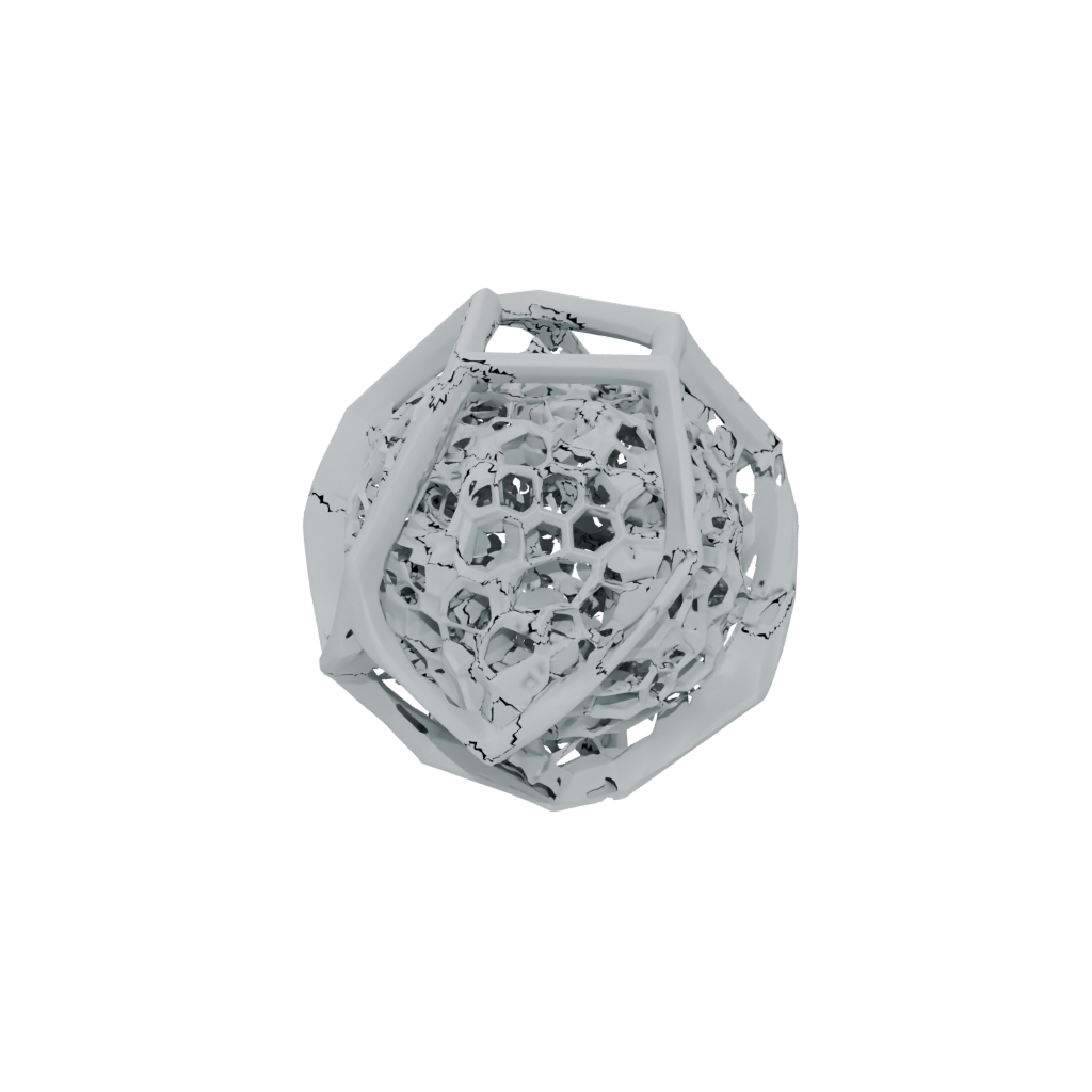 Jumbo Textured Snap-Pop Hexagon