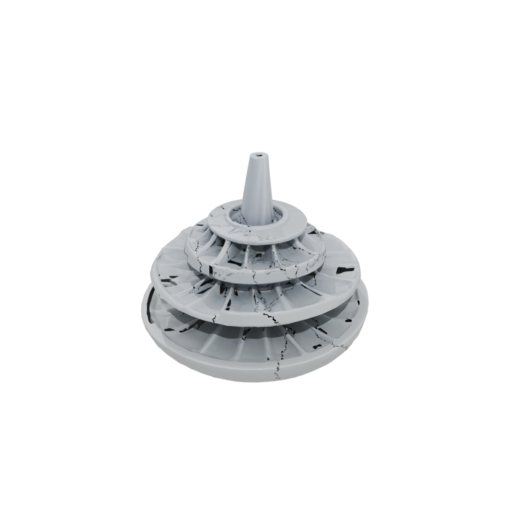 Jumbo Textured Spinning Top Set