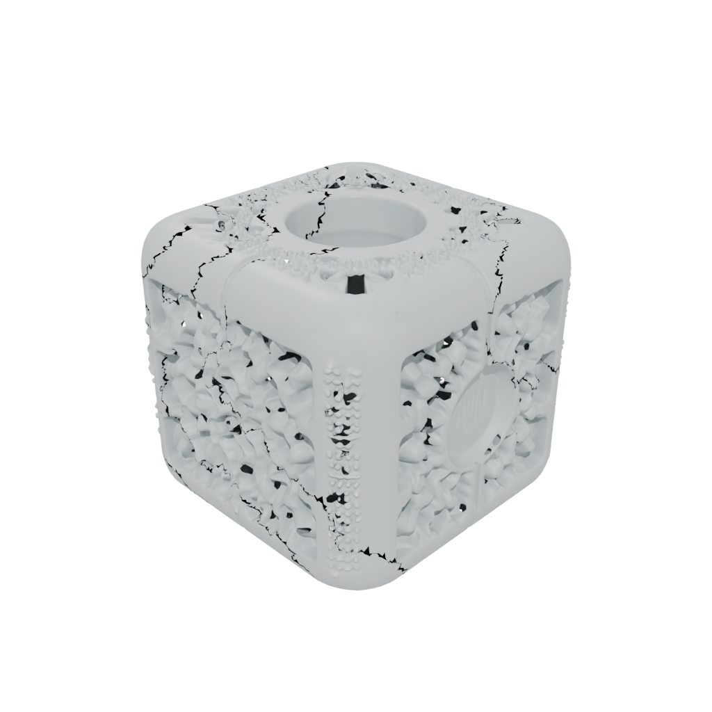 Jumbo Textured Squeeze Stress Cube